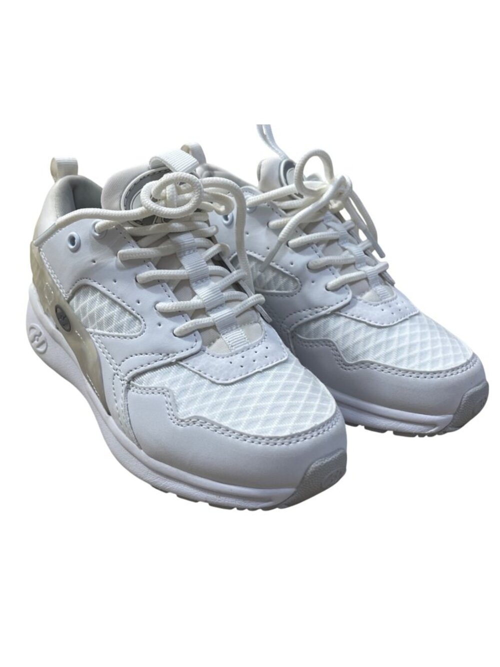 Heelys Shoes with Wheels All White Pro 20 Youth Size 1 (Worn 1 Time)